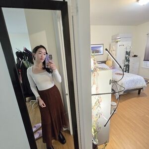 Abercrombie & Fitch Square Neck Crop Top (XXS)